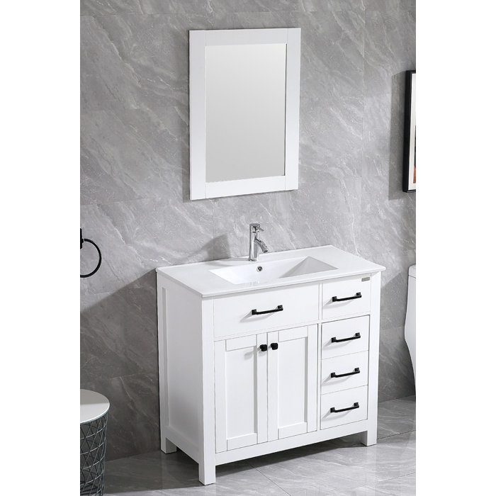 Winston Porter Dzerun 36'' Freestanding Single Bathroom Vanity with